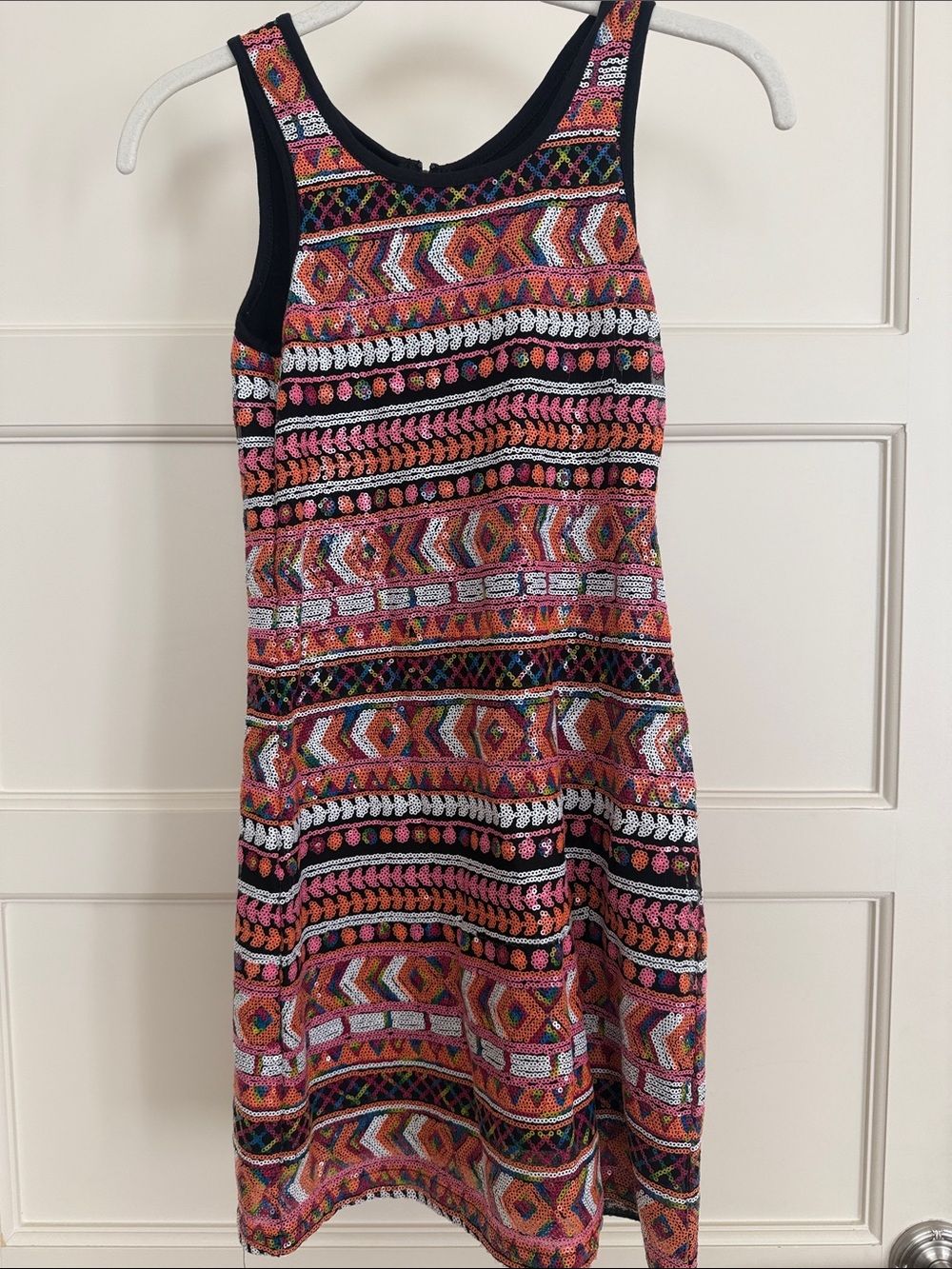 Sleeveless sequin designed Ella Moss kids dress